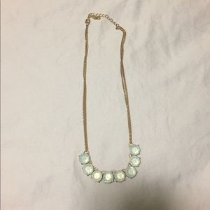 Lauren Conrad Light Blue/gold necklace